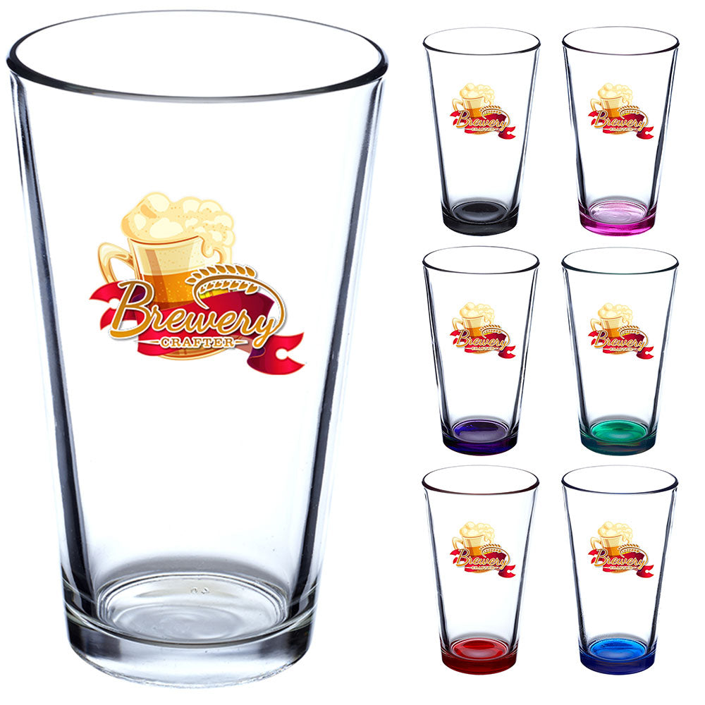 16 oz. Libbey++ Pint Glasses #A5139 Min 12 2 Color Imprint