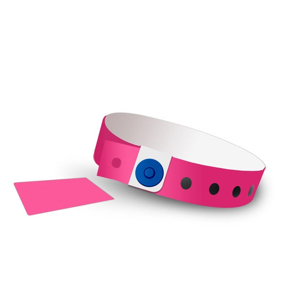 Soft Plastic Slim 1 Stub Wristbands #SPLSL Min 500