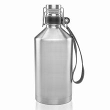 Load image into Gallery viewer, 64 oz Canteen Stainless Steel Beer Growlers #ABM34 1 Color Imprint Min 12
