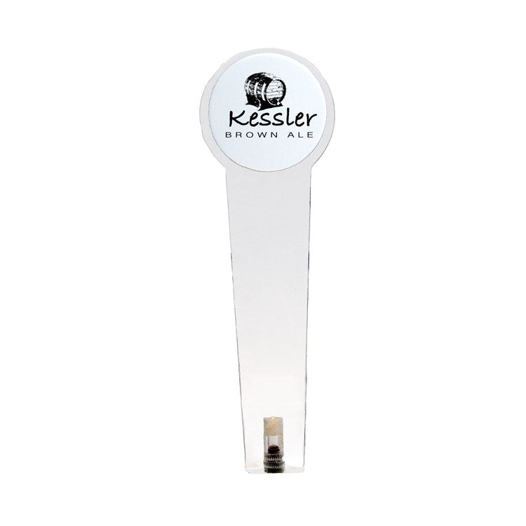 Acrylic Beer Tap Handle with Header - 3.5