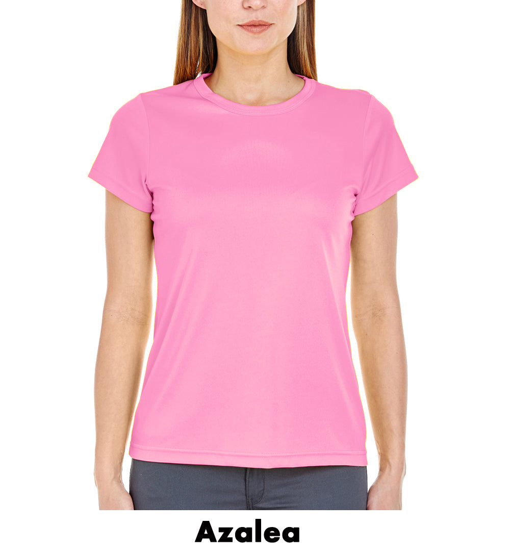 UltraClub++ Ladies' Cool & Dry Performance T-Shirt #A8420L BP Unlimited Min 12