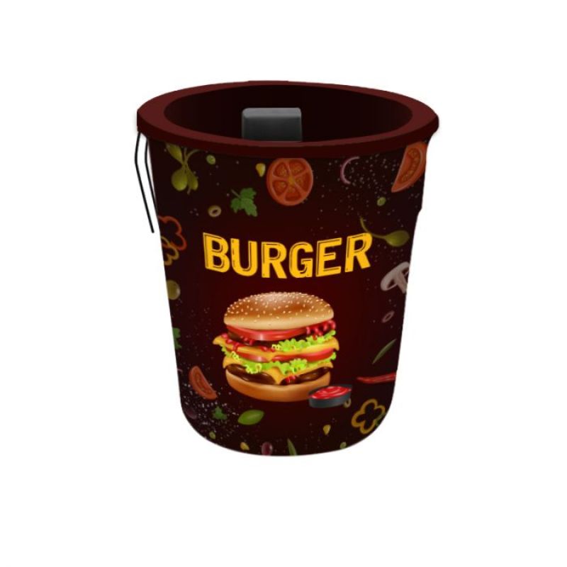 Burger Pre Printed Fab-Can™ - Design 1 #BGRD1-FABCAN Min 1