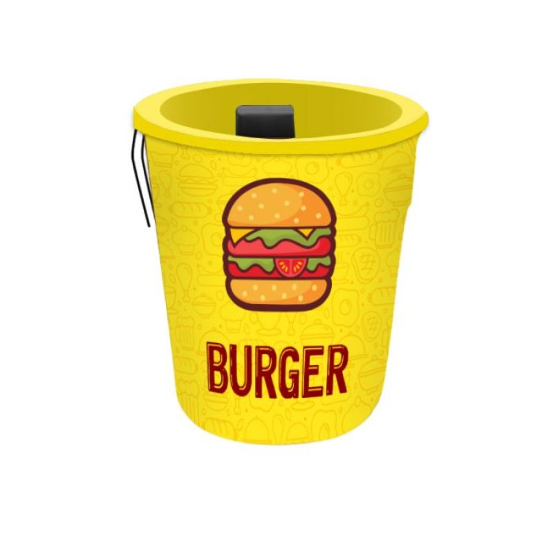 Burger Pre Printed Fab-Can™ - Design 2 #BGRD2-FABCAN Min 1