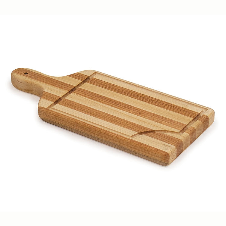 Combination Hardwood Cutting Board Edge Grain with Groove & Handle -14x6x1 #RCTCGH146 Min 1