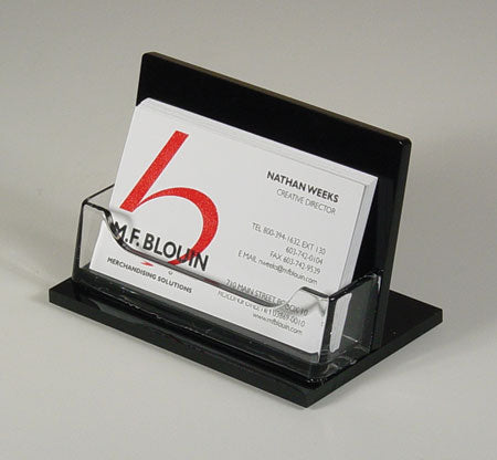 Counter Business Card Holder with base, 1 Pockets #BCCB01 Min 1