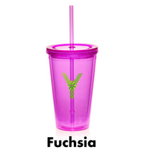 Load image into Gallery viewer, 16 oz. Double Wall Acrylic Tumbler With Straw #APG161 Color- 1 Color Imprint Min 12
