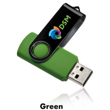 Load image into Gallery viewer, 8 GB Swivel USB Drive #AUSB0028GB 2 Color Imprint Min 12
