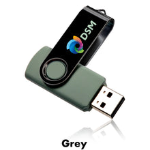 Load image into Gallery viewer, 8 GB Swivel USB Drive #AUSB0028GB 2 Color Imprint Min 12
