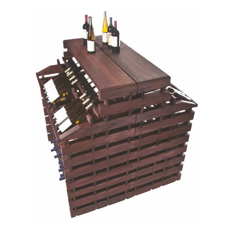 Modularack® Pro Stained Waterfall Deluxe Gondola Fixture (360 Bottle Rack)