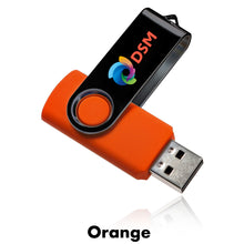 Load image into Gallery viewer, 8 GB Swivel USB Drive #AUSB0028GB 1 Color Imprint Min 12
