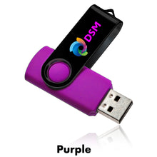 Load image into Gallery viewer, 8 GB Swivel USB Drive #AUSB0028GB 1 Color Imprint Min 12
