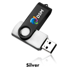 Load image into Gallery viewer, 8 GB Swivel USB Drive #AUSB0028GB 1 Color Imprint Min 12
