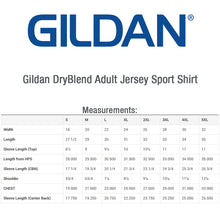 Load image into Gallery viewer, Gildan++ DryBlend++ Adult Jersey Sport Shirt #AG8800 1 Color Min 12
