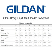 Load image into Gallery viewer, Gildan Adult Hooded Sweatshirt #A18500 2 Color, White Min 12

