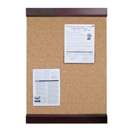 Small Bulletin Board with Hardwood Accent Rails #D019891 Min 1