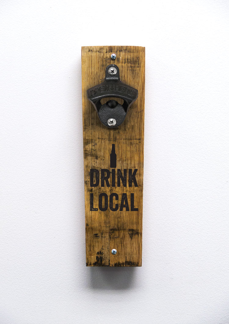 Wall-Mount Stave Bottle Opener #BPBRST01 Min 1