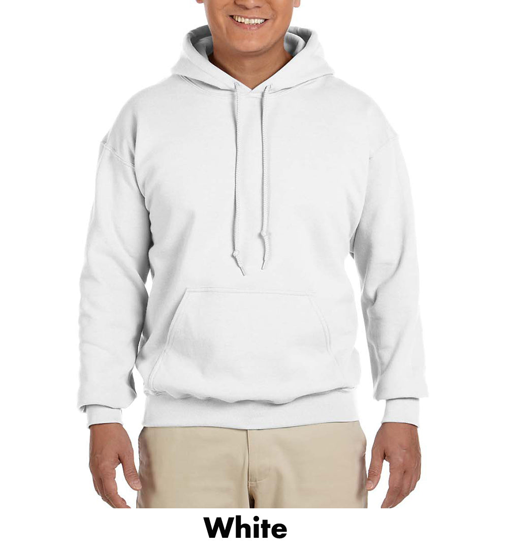 Gildan Adult Hooded Sweatshirt #A18500 2 Color, White Min 12