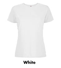 Load image into Gallery viewer, Delta Apparel Ladies 30/1&#39;s Soft Spun Tee #A12500L 2 Color, White Min 12
