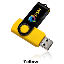 Load image into Gallery viewer, 8 GB Swivel USB Drive #AUSB0028GB 2 Color Imprint Min 12
